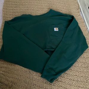 cropped carhartt long sleeve